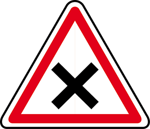 Panneau obligation de céder le passage