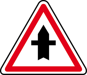 Panneau priorité ponctuelle